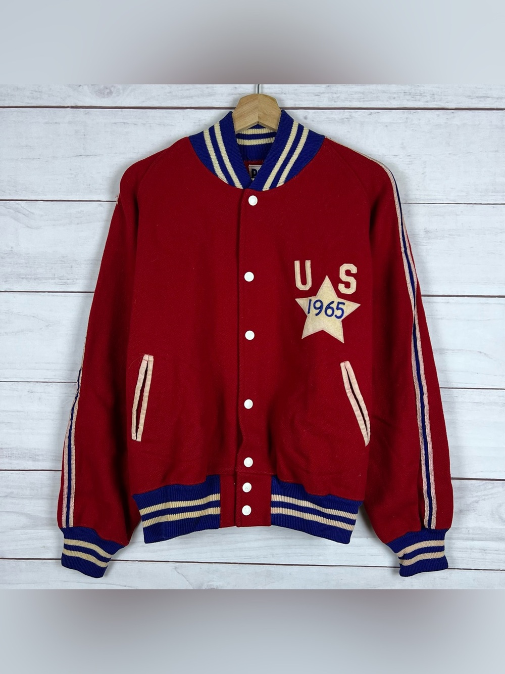 Vintage 1965 Hearst Sandlot Classic US All Stars Jacket RARE Size 44 Baseball